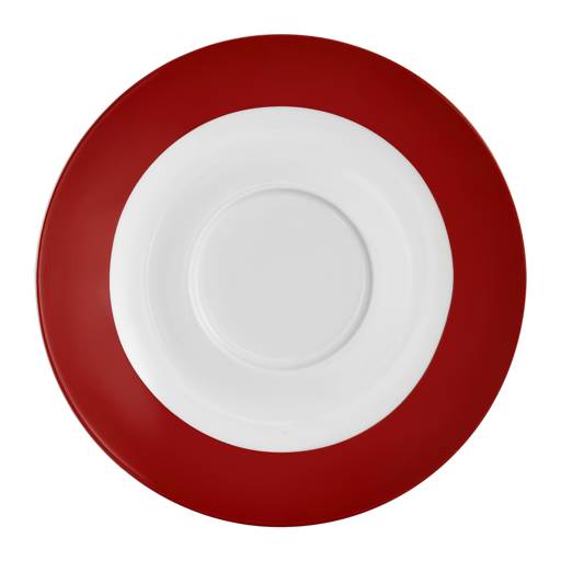 Untertasse Aura Red 15,5 cm
