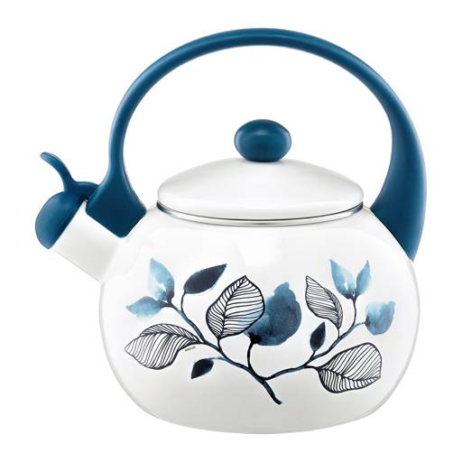 Kettle with Whistle 2.2 l Blue Flower
