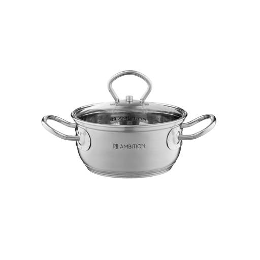 Stainless Steel Pot with Lid Acero