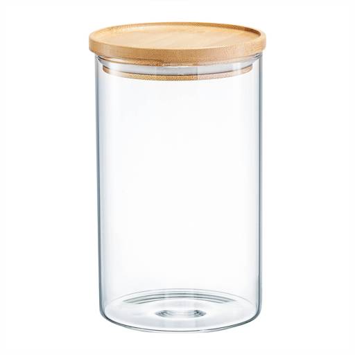 Kitchen container Natural with bamboo lid AMBITION